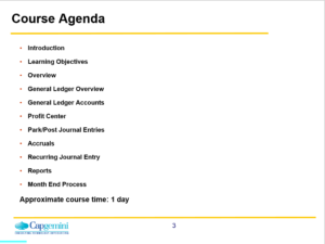 General Ledger in SAP: Training Presentation